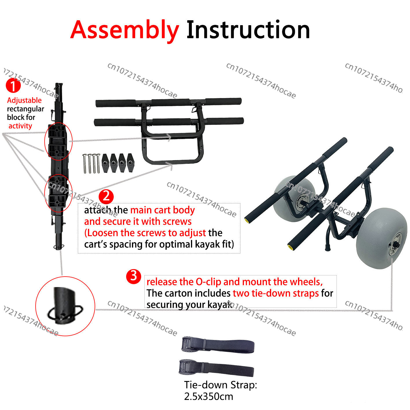 Foldable Kayak Cart Trolley Be - Fishing Kayak Cart 评论和价格