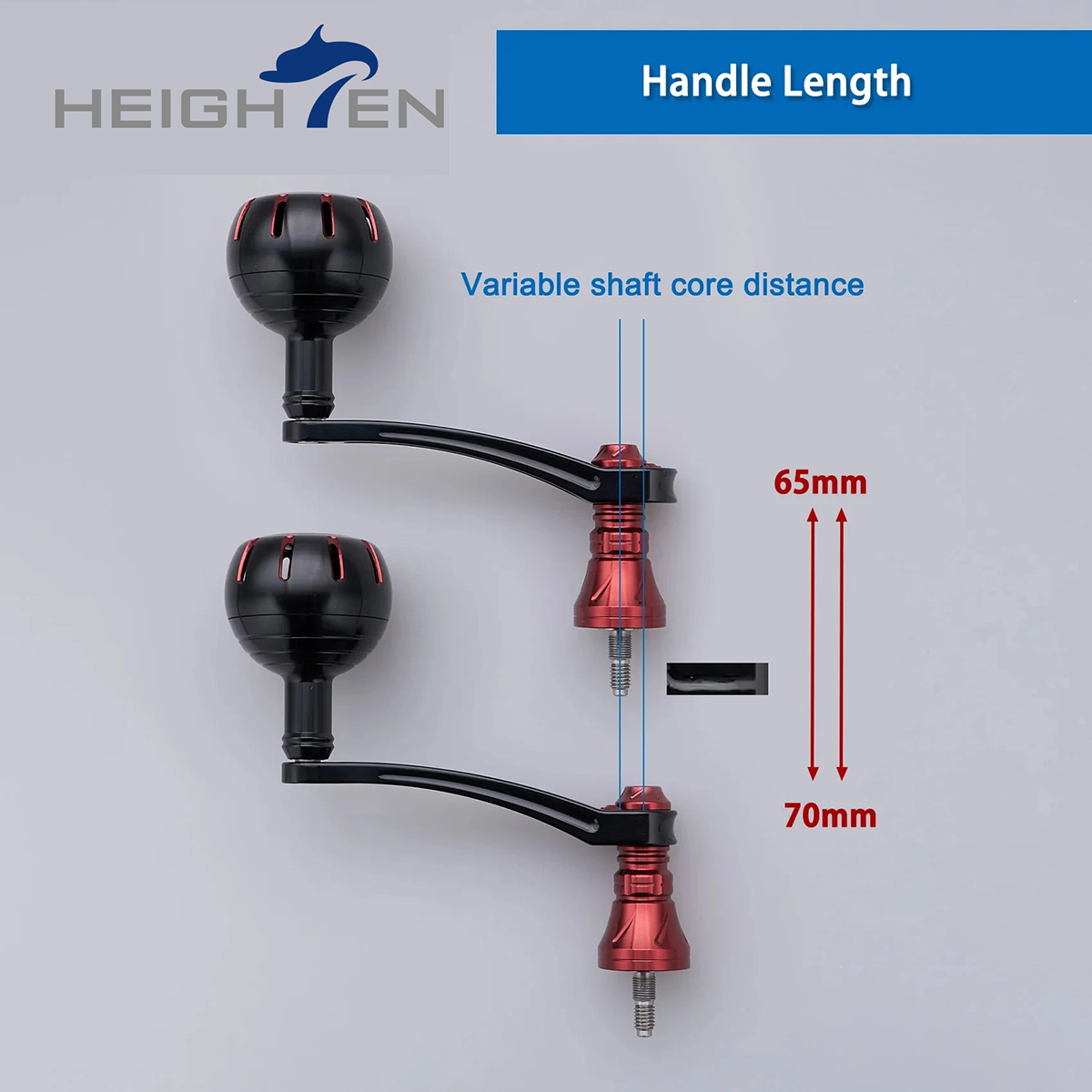 HEIGHTEN 65mm-70mm Handle With - Shimano Reel Stradic 评论和价格