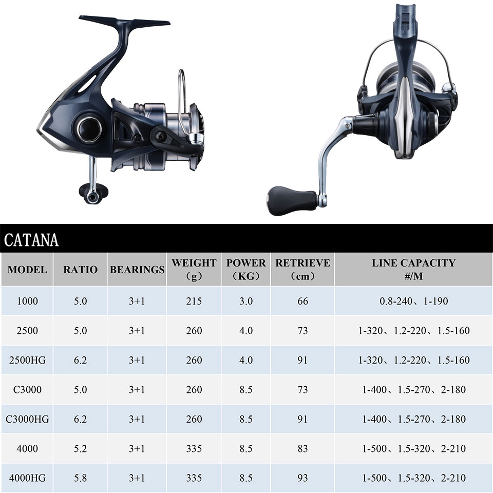 2022 SHIMANO CATANA Fishing sp - Shimano Reel Sienna 评论和价格